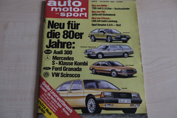 Deckblatt Auto Motor und Sport (15/1979)